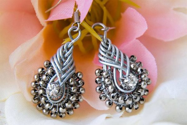 PIPA Earrings DCH002 Wired Chinese Knot decorshandmades