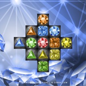 Printable DiamondQuest Game Board and Jewels