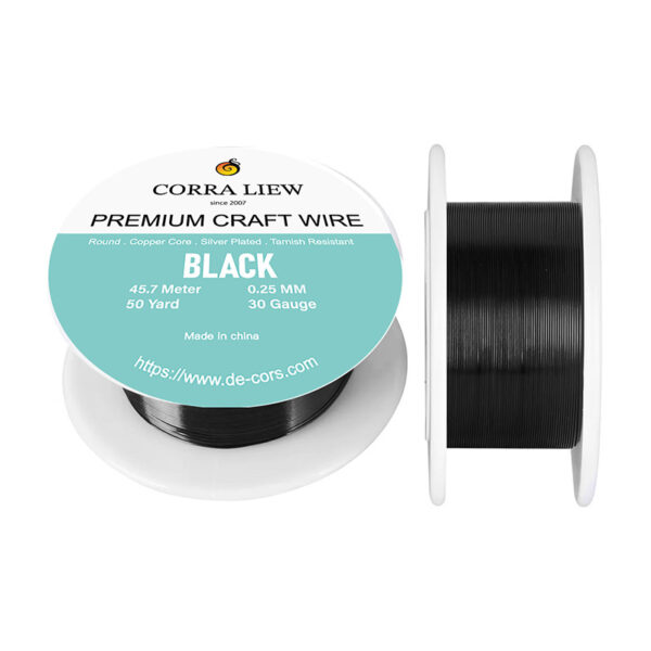 30ga Black Premium Craft Wires