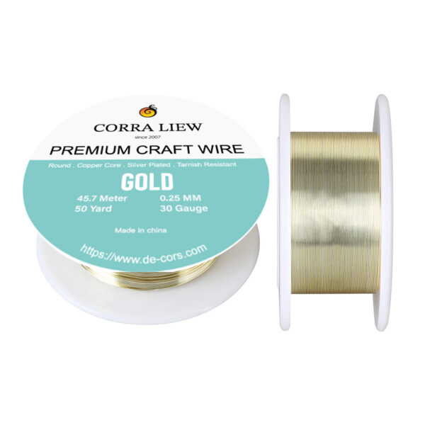 30ga Gold Premium Craft Wires